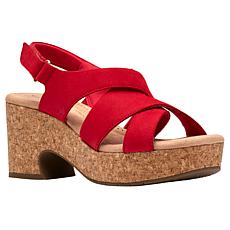Clarks Collection Nerisa Grace Modern Casual Wedge Sandal