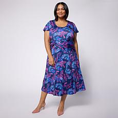 Colleen Lopez Cummerbund Knit Dress