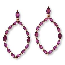 Colleen Lopez Marquise Drop Gemstone Earrings