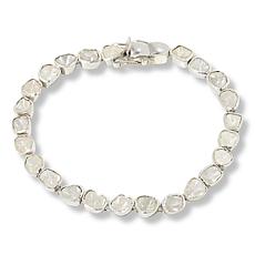 Colleen Lopez Polki Diamond Sterling Silver Line Bracelet