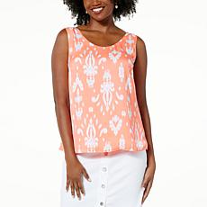 Colleen Lopez Reversible Knit Print Tank