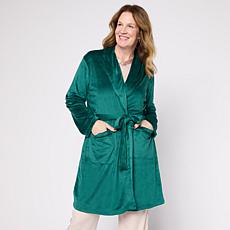 Comfort Code Silky Velvet Satin Trim Robe