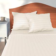 Concierge Collection Egyptian Dobby 4-piece Cal King Sheet Set