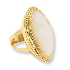 Connie Craig Carroll Gemstone Rope Detail Statement Ring