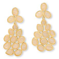 Connie Craig Carroll Jewelry Sue Ella Rainbow Moonstone Drop Earrings
