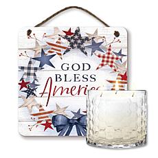 Courtside Market Celebrate 250 13.5oz Citronella Candle & Artboard Set