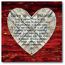 Courtside Market the Measure of Love 24x24 Canvas Wall Art