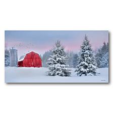 Courtside Market Tree Farm 24x48 Canvas Wall Art