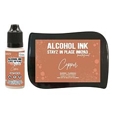 Couture Creations Stayz in Place Alcohol Ink Pad - Copper Pearlescent