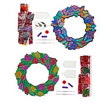 Craft Buddy Crystal Art Wreath Kits Set of 2