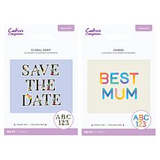 Crafter's Companion Classic Alphabet Ephemera