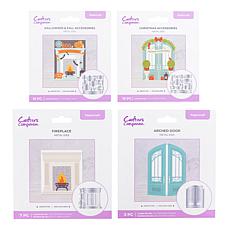 Crafter's Companion Door & Fireplace, Halloween/Fall & Christmas Dies