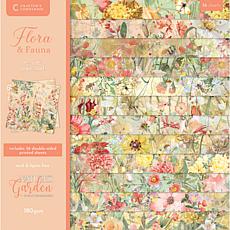 Crafter's Companion Flora and Fauna 12" x 12" Paper Pad - 36 Sheets
