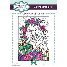 Creative Expressions Designer Boutique Smitten Kitten Clear Stamp Set