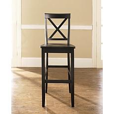 Crosley Furniture X-Back 2-piece 30" Bar Stool Set - Mahogany