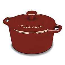 Cuisinart Chef’s Classic Enameled Cast Iron 3Qt Casserole Cardinal Red