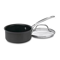 Cuisinart Chef's Classic Non-Stick Hard Anodized 1qt Saucepan w/ Cover