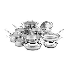 Wolfgang Puck Bistro Elite 17pc Stainless Cookware Set 