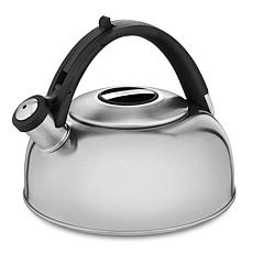 Kenmore Elite 2.3 Quart Stainless Steel Whistling Tea Kettle in Silver