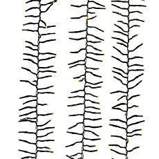 CUL 1000-Light 33-Foot Cluster Garland with Warm White LEDs