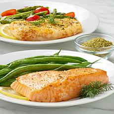Curtis Stone 14-count 6 oz. Salmon and Cod Fish Filet Combo