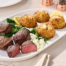 Curtis Stone (4) Filet Mignon & (4) Jumbo Lump Crab Cakes in Gift Box
