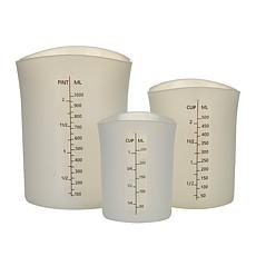 Curtis Stone Set of 3 Silicone Measuring Cups