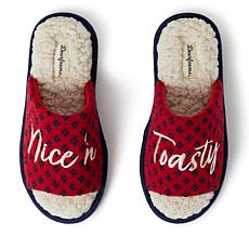 Dearfoams Women's Fun Holiday Novelty Slide Slipper