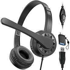 Delton 12Y Noise Isolating USB Computer Headset with Microphone
