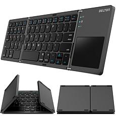 Delton KB75 Portable Foldable Keyboard for PC/Tablets/Phone/TV