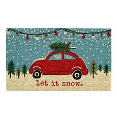 Design Imports Christmas Car Doormat