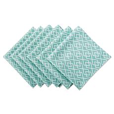 Design Imports Diamond Print Outdoor Napkin Set of 6