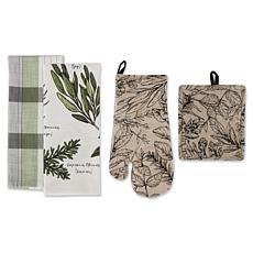 Design Imports Fesh Herbs Kitchen Set 4-pack