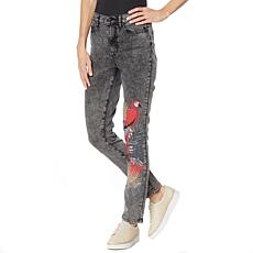 DG2 by Diane Gilman Classic Stretch Embellished Skinny Jean