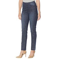 DG2 by Diane Gilman Classic Stretch Pull-On Printed Skinny Jean