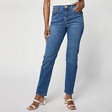 DG2 by Diane Gilman Luxe Touch Denim Straight-Leg Jean