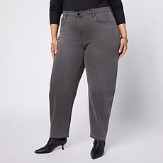 DG2 by Diane Gilman New Classic Stretch Barely Barrel-Leg Jean