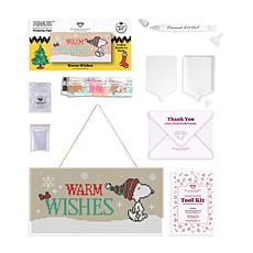 Diamond Art Club Peanuts Warm Wishes Snoopy Sign Kit