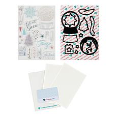 Diamond Press Snow Globe Wonderland Stamp and Die Kit