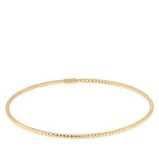 Dieci 10K Gold Polished Slip-On Bangle