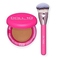 Doll 10 Peptide Bounce Balm Foundation with Brush