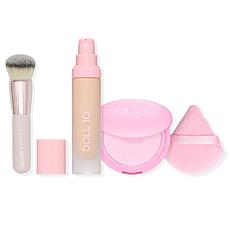 Doll 10 This Covers Everything Foundation and Pink Pressed Powder Set