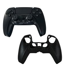 DualSense Controller in Black with Silicone Sleeve