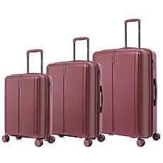 DUKAP Airley 3-Piece Lightweight Hardside Spinner Luggage Set
