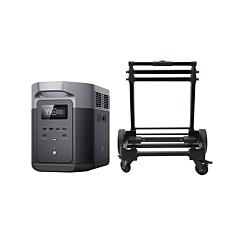 EcoFlow Tech DELTA 2 Max Power Station with 160W Solar Panel & Trolley
