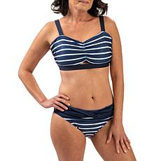 Elite Sportswear Dolfin Women's Aquashape Print Tie Front Bikini Top