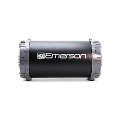 Emerson EAS-3001 Portable Bluetooth Speaker with Carrying Strap, Gray