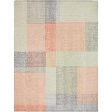 Emryn House 4' x 2'6" Earth Tone Plaid Rug