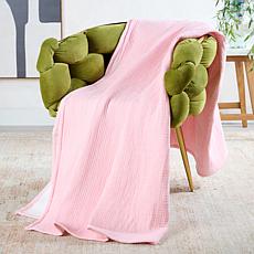 Emryn House Reversible 60" x 70" Cotton Gauze Throw