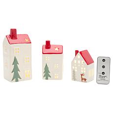 Emryn House S/3 Ceramic Houses